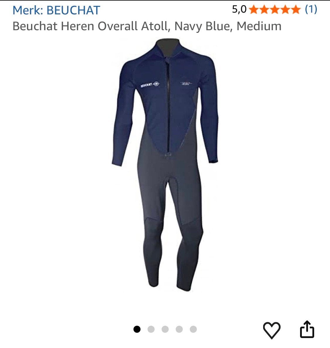 Beuchat wetsuit.   Nieuw, Watersport en Boten, Duiken, Ophalen of Verzenden, Nieuw, Duikpak