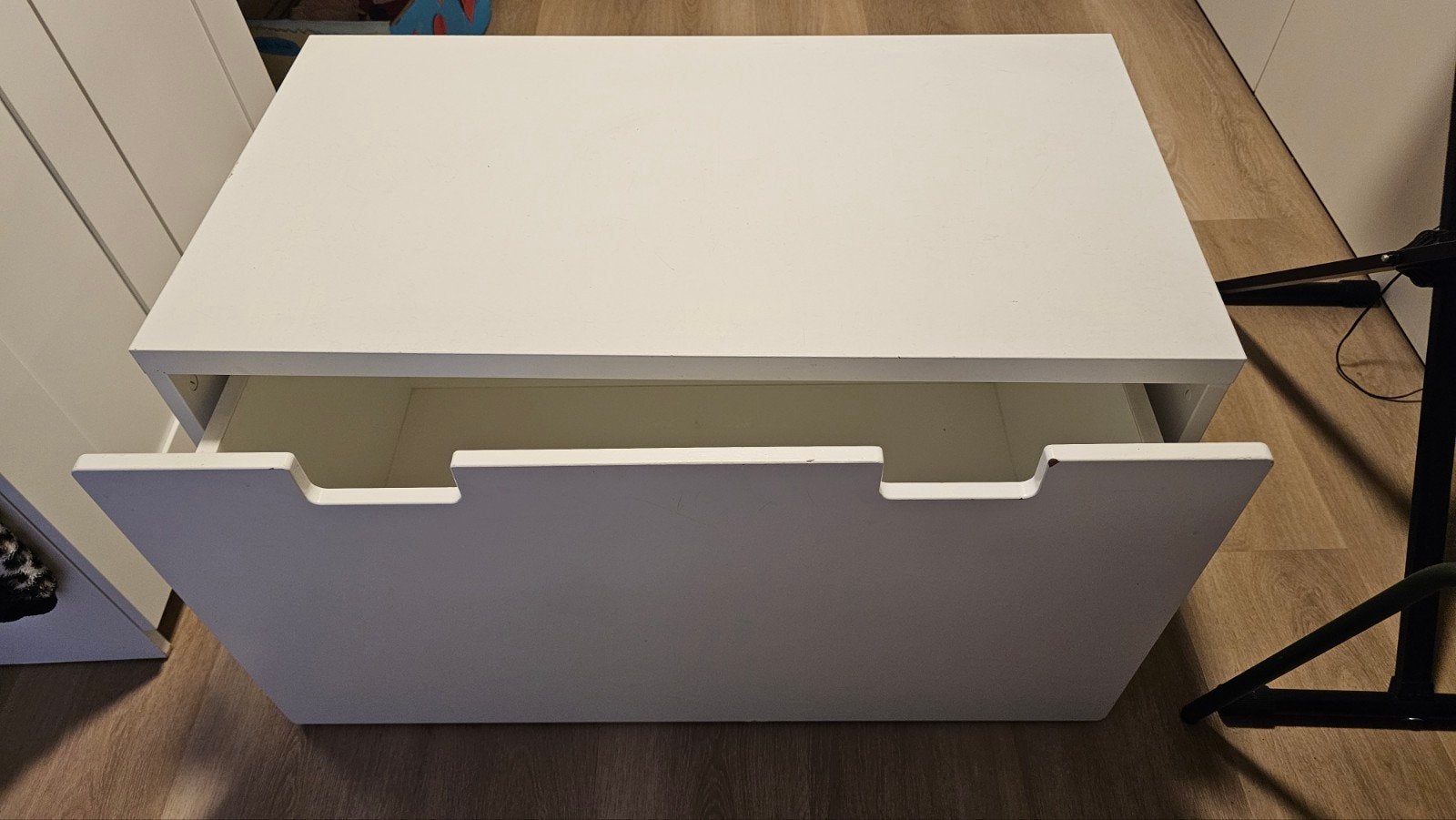 witte IKEA SMÅSTAD speelgoedkist, Ophalen, Kunststof, Gebruikt, 1 of 2 laden