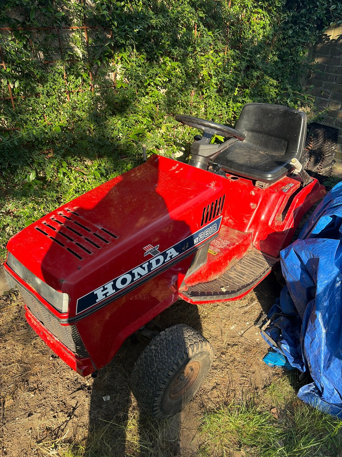 Honda zitmaaier HT3810  tuintrekker- Start niet, accu leeg, Ophalen, Gebruikt, Benzine-grasmaaier