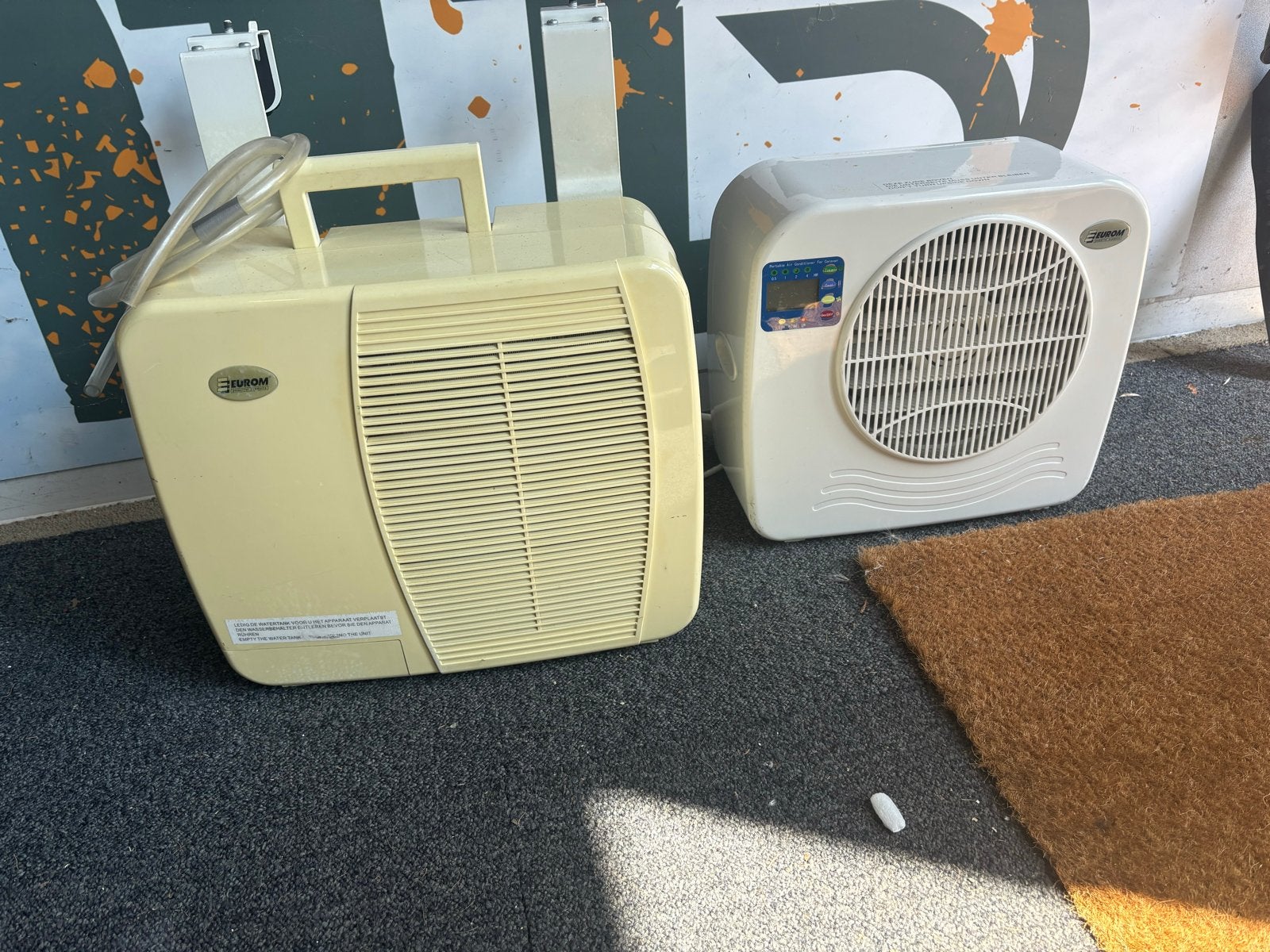 Eurom AC 2400 Mobiele Airco voor Caravan/Camper, Witgoed en Apparatuur, Airco's, Ophalen, Gebruikt, Minder dan 60 m³, 2 snelheden
