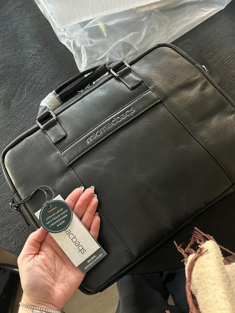 Micmac bags laptoptas nieuw, Ophalen of Verzenden, 15 inch, Zo goed als nieuw, Aktetas