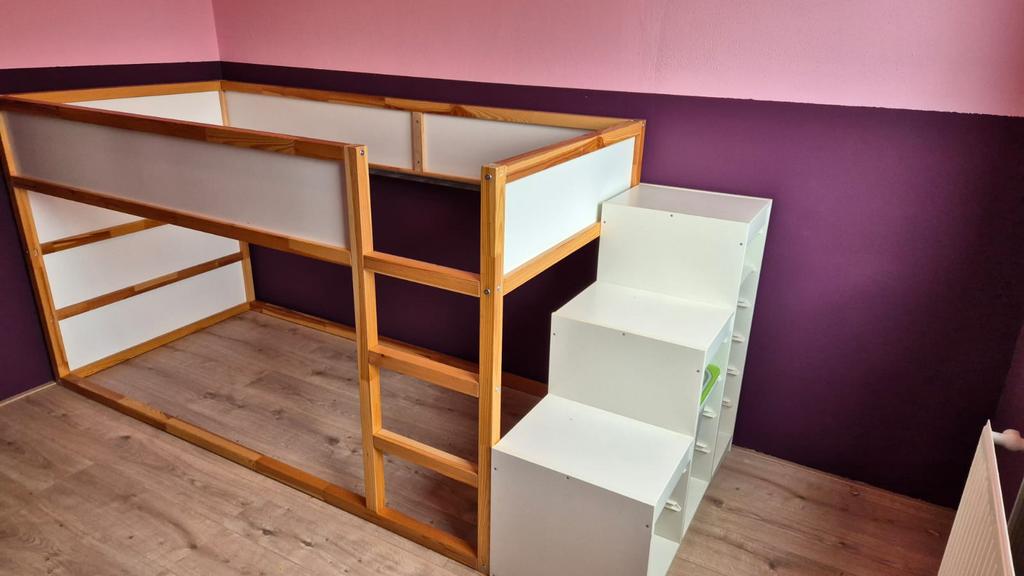 Ikea kura bed, Kinderen en Baby's, Ophalen, Gebruikt, Stapelbed