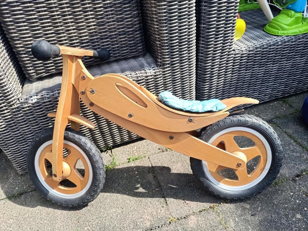 Houten loopfiets., Ophalen, Gebruikt, Loopfiets