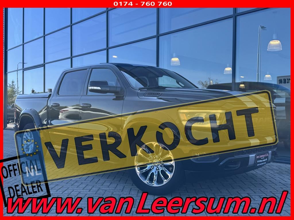 Dodge Ram 1500 5.7 V8 4x4 Crew Cab Big Horn | Pano | Uitlaat, Automaat, Gebruikt, 5654 cc, Zwart