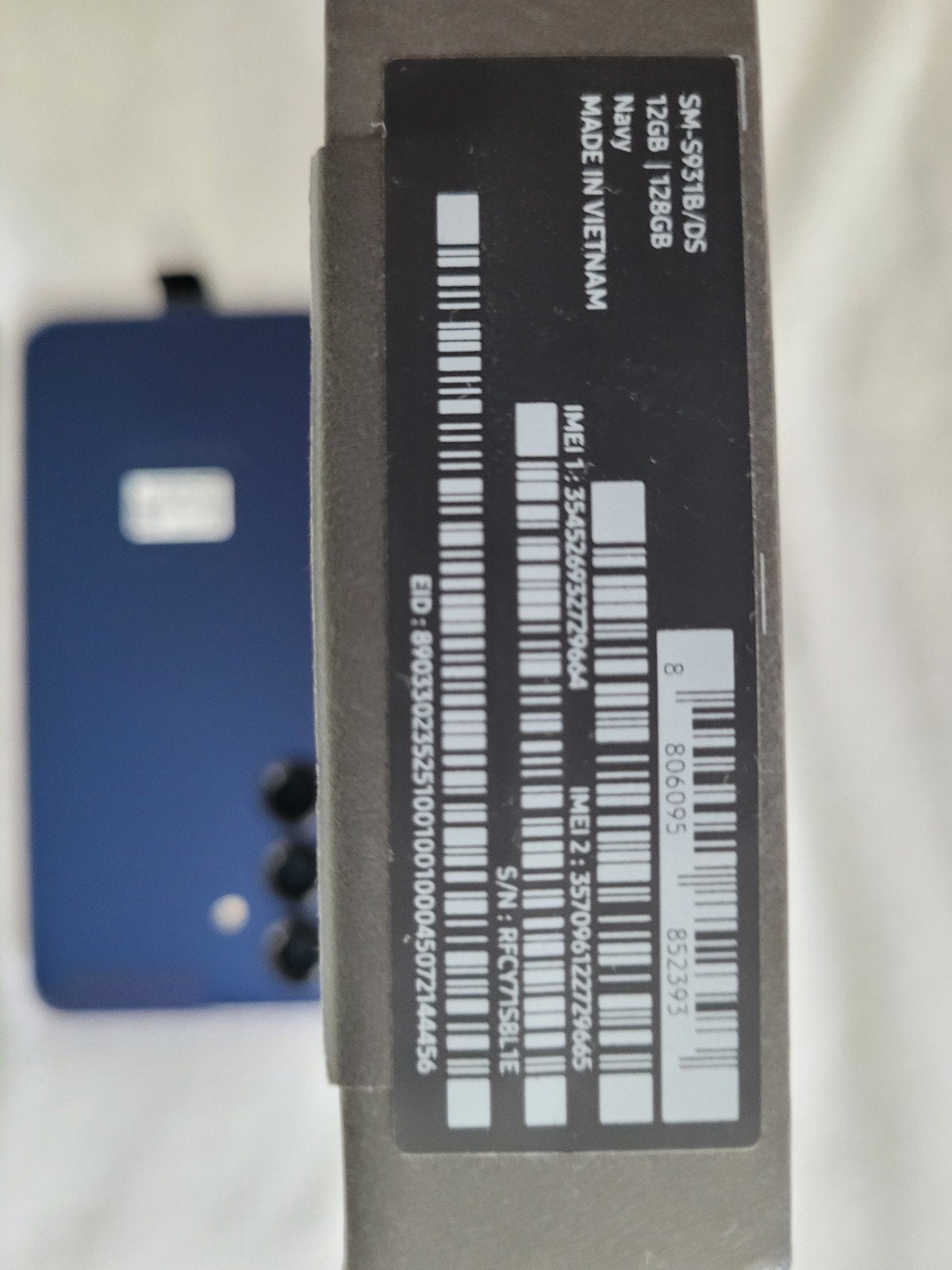 Samsung Galaxy S23 128GB Navy - Nieuw in doos., Blauw, Touchscreen, Nieuw, Ophalen of Verzenden