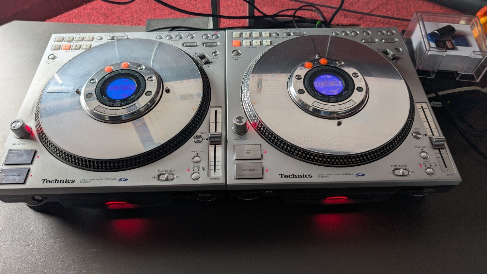 ZÉÉR MOOIE TECHNICS DJ-SET – 2 SL-DZ1200 + SH-MZ1200 + 2 FL, Muziek en Instrumenten, Ophalen, Gebruikt, Technics