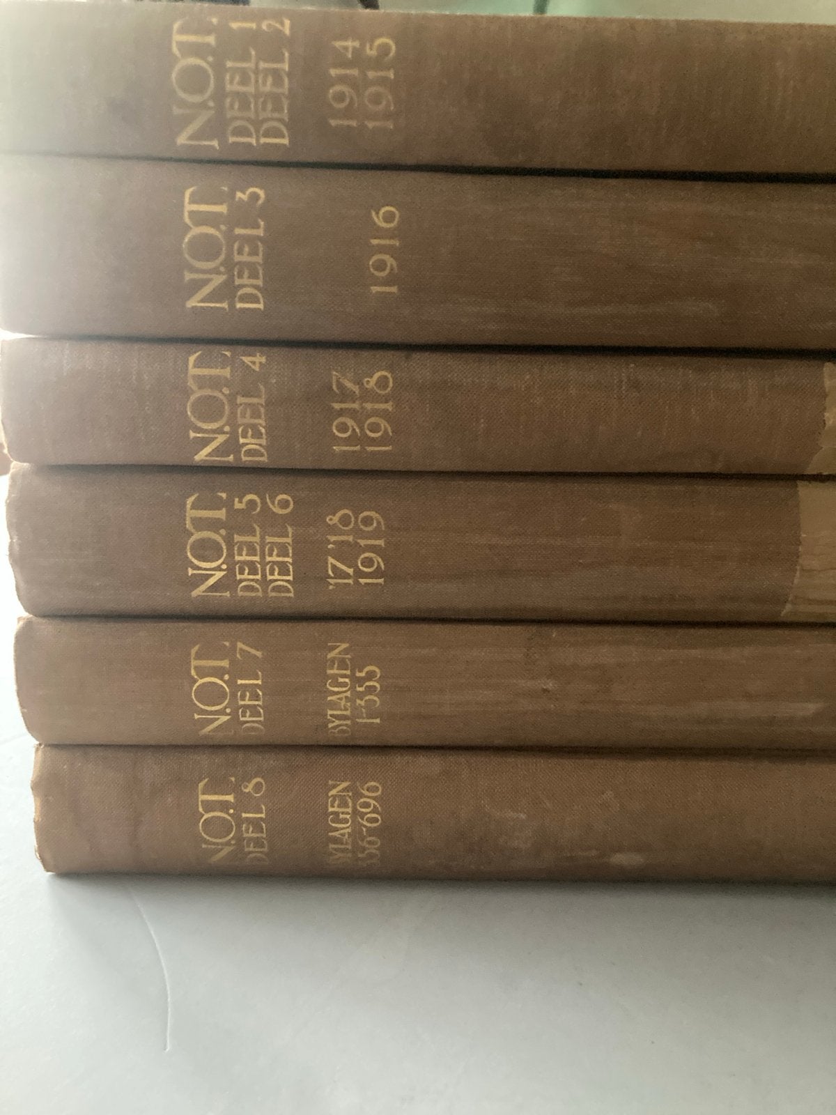 De Nederlandse Overzee Trustmaatschappij Deel 1-8 Compleet, Boeken, Ophalen of Verzenden, Voor 1940, Gelezen