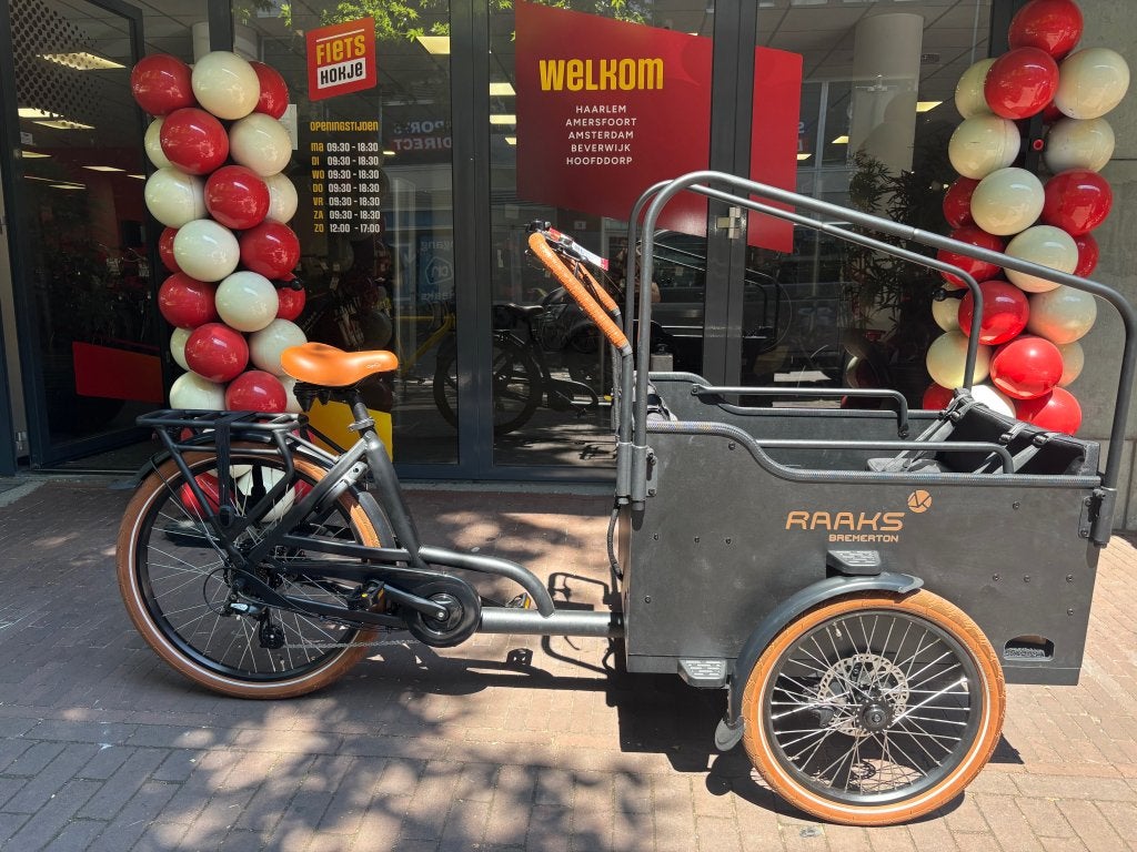 Fietshokje Raaks: Raaks Bremerton elektrische bakfiets nieuw
