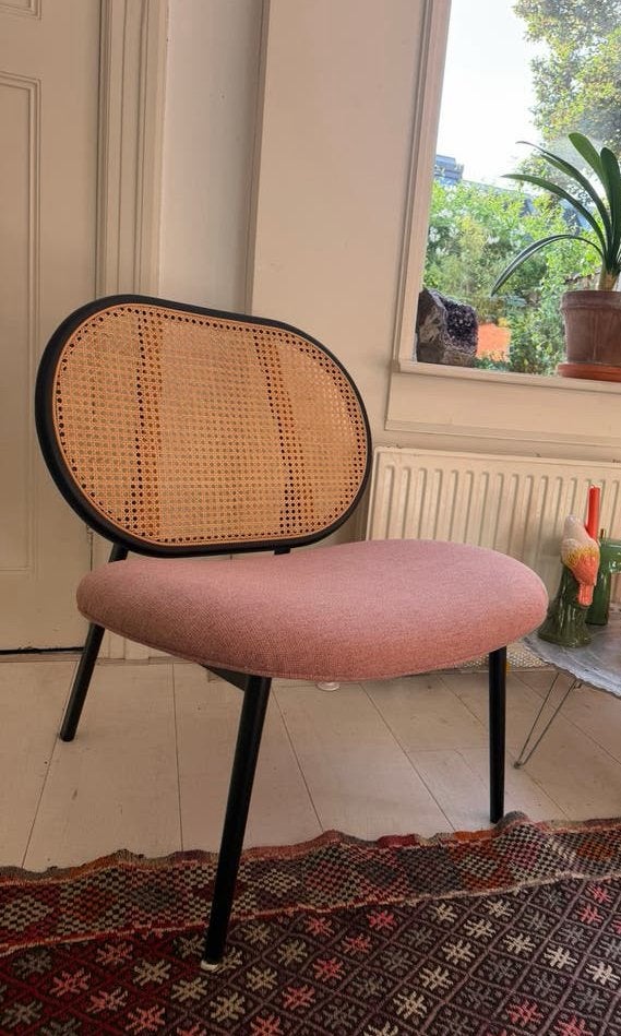 Zuiver Spike fauteuil Natural Pink, Ophalen, Zo goed als nieuw, Overige kleuren, Eén