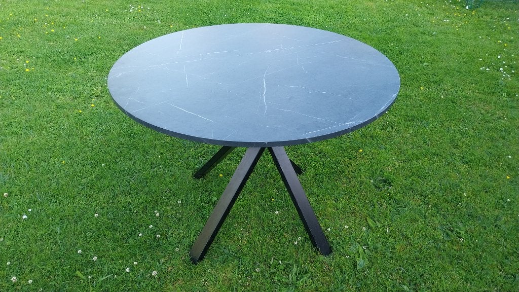 Te Koop eettafel ikea, Ophalen, Gebruikt, 100 tot 150 cm, Rond