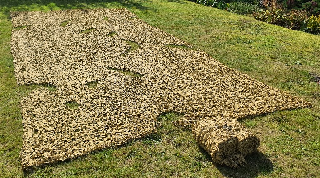 Ongebruikt origineel Camouflagenet Landmacht 6,8 x 3,4 meter, Verzenden, Landmacht, Nederland