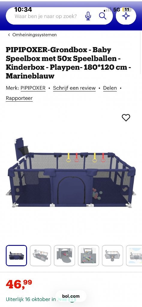 Speelbox, Kinderen en Baby's, Ophalen of Verzenden, Zo goed als nieuw