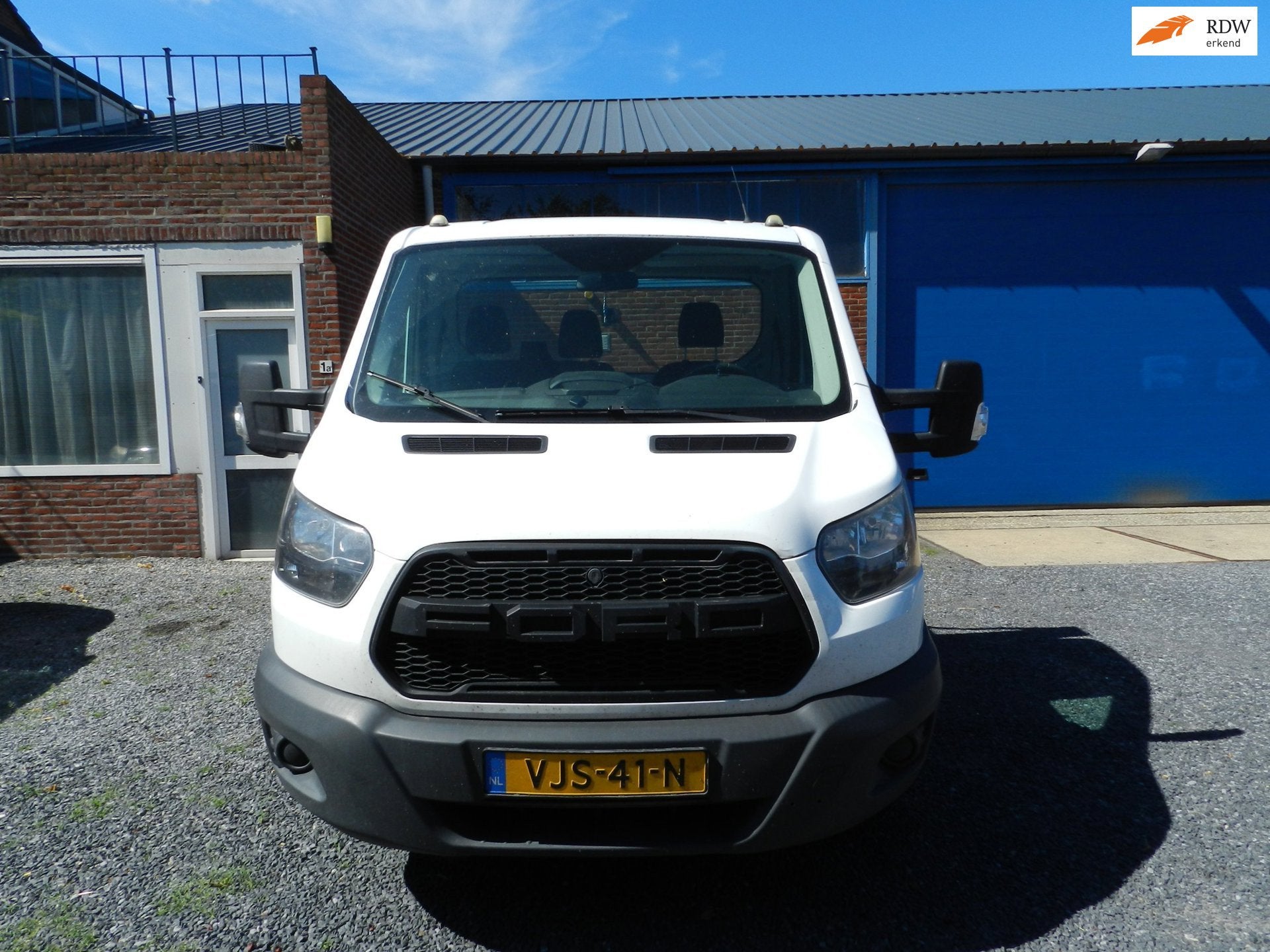 ford transit oprijwagen, 13 km/l, 4 cilinders, Wit, Bedrijf