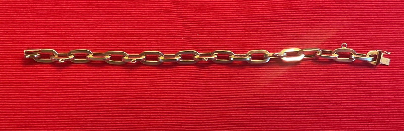 14 k gouden armband 585, Ophalen of Verzenden, Zo goed als nieuw, Goud