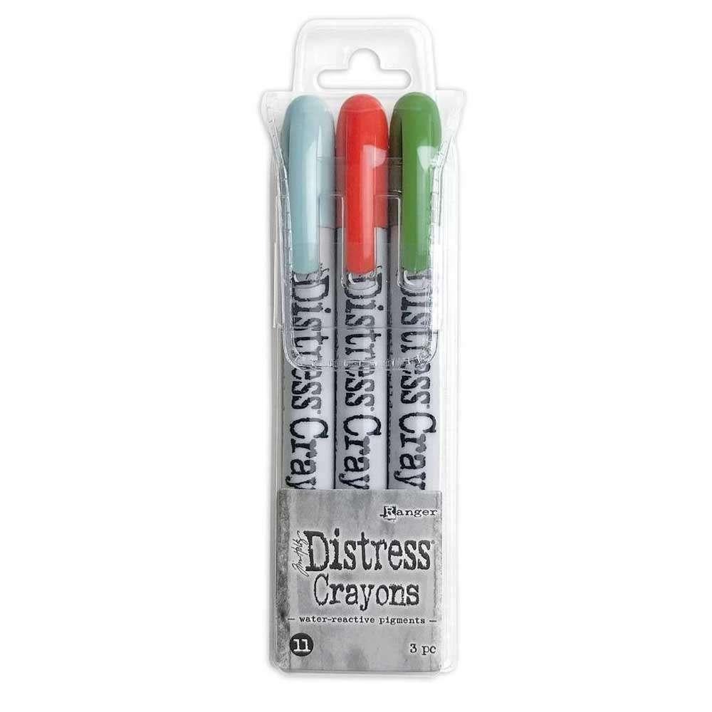 Ranger Tim Holtz Distress Crayons Set 11 #76407, Hobby en Vrije tijd, Verzenden, Nieuw, Overige typen, Overige merken