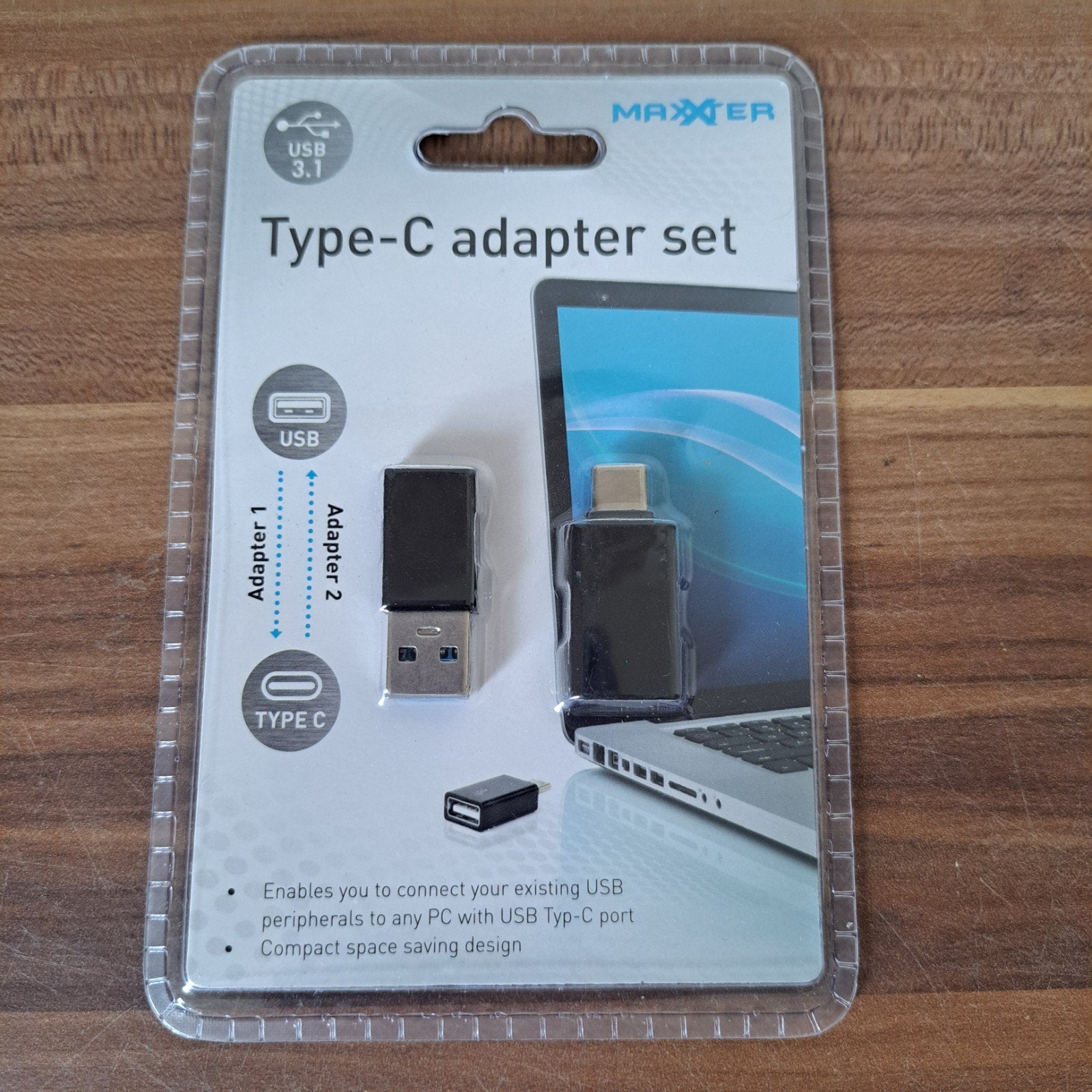 Maxxter USB 3.1 Type-C adapter set, Ophalen of Verzenden, Nieuw