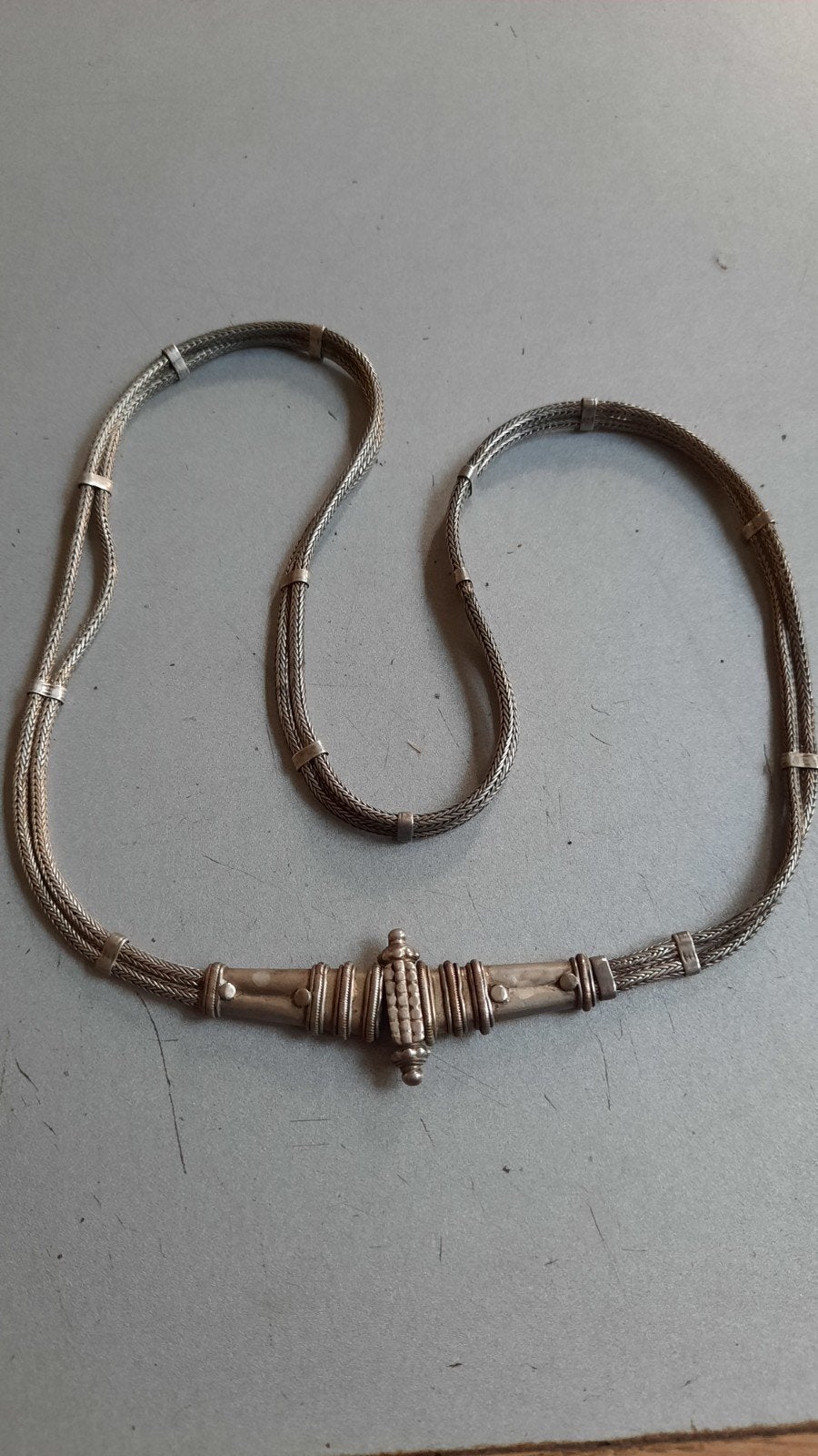 antieke/vintage zilveren huwelijksriem/ buik ketting India, India, Ophalen of Verzenden