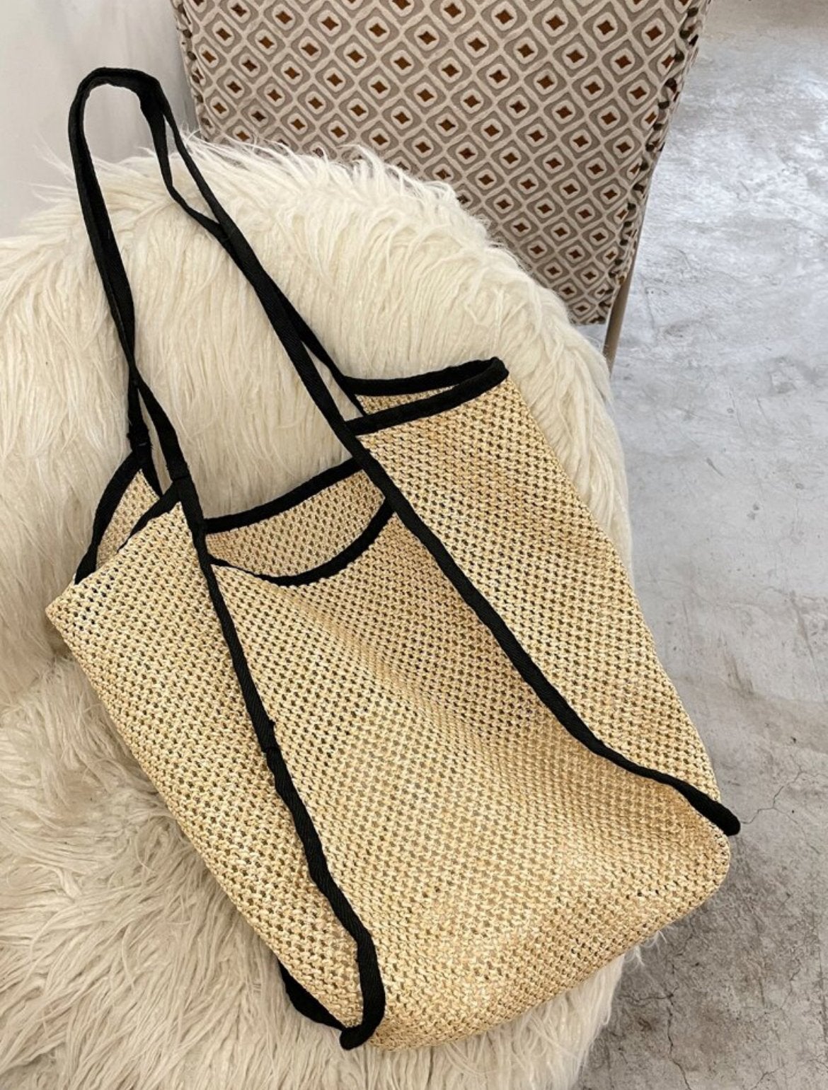 Mooie strandtas shopper boodschappen tas schooltas beache, Ophalen of Verzenden