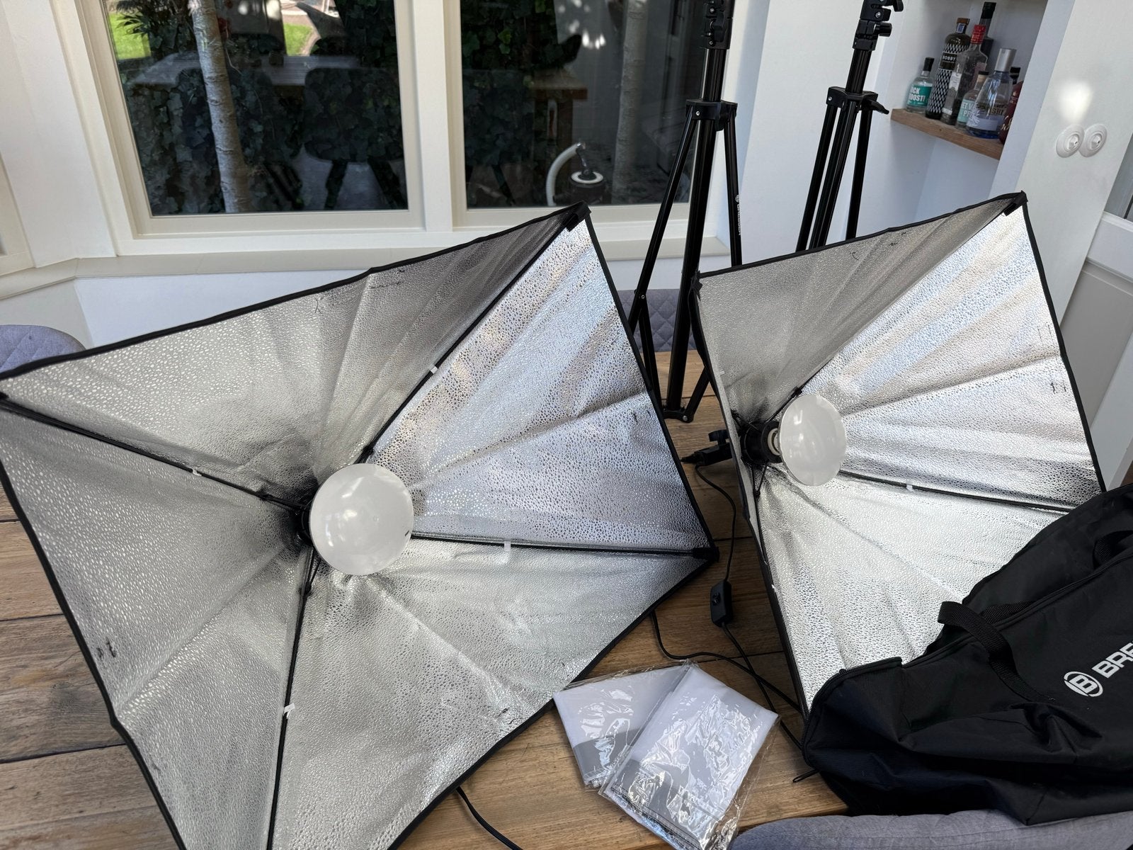 Bresser Mobiele Fotostudio Set - Compleet en Draagbaar, Complete fotostudio, Nieuw, Bresser, Ophalen of Verzenden