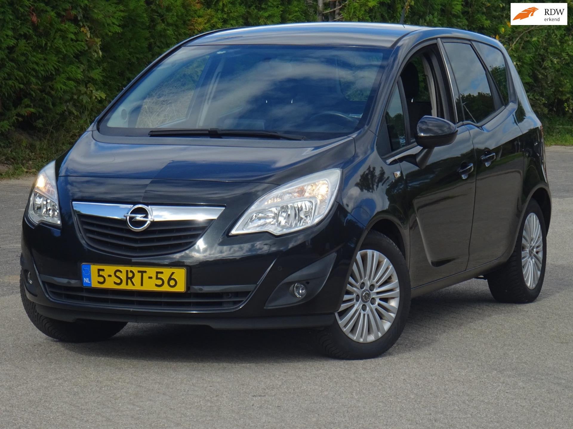 Opel Meriva 1.4 Turbo Cosmo 127DKM NAP/NAVI/AIRCO/CRUISE/PDC, Voorwielaandrijving, Gebruikt, 680 kg, Zwart