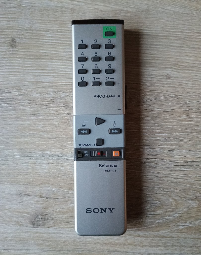 Sony rmt-231 betamax afstandsbediening origineel, Ophalen of Verzenden, Gebruikt, Origineel
