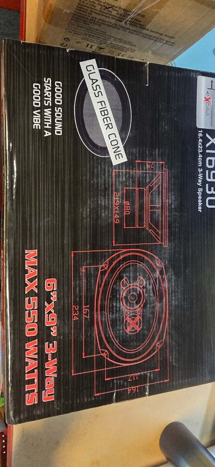 XT6930 6x9" 3-weg autospeakers 550W, Auto diversen, Ophalen of Verzenden, Nieuw