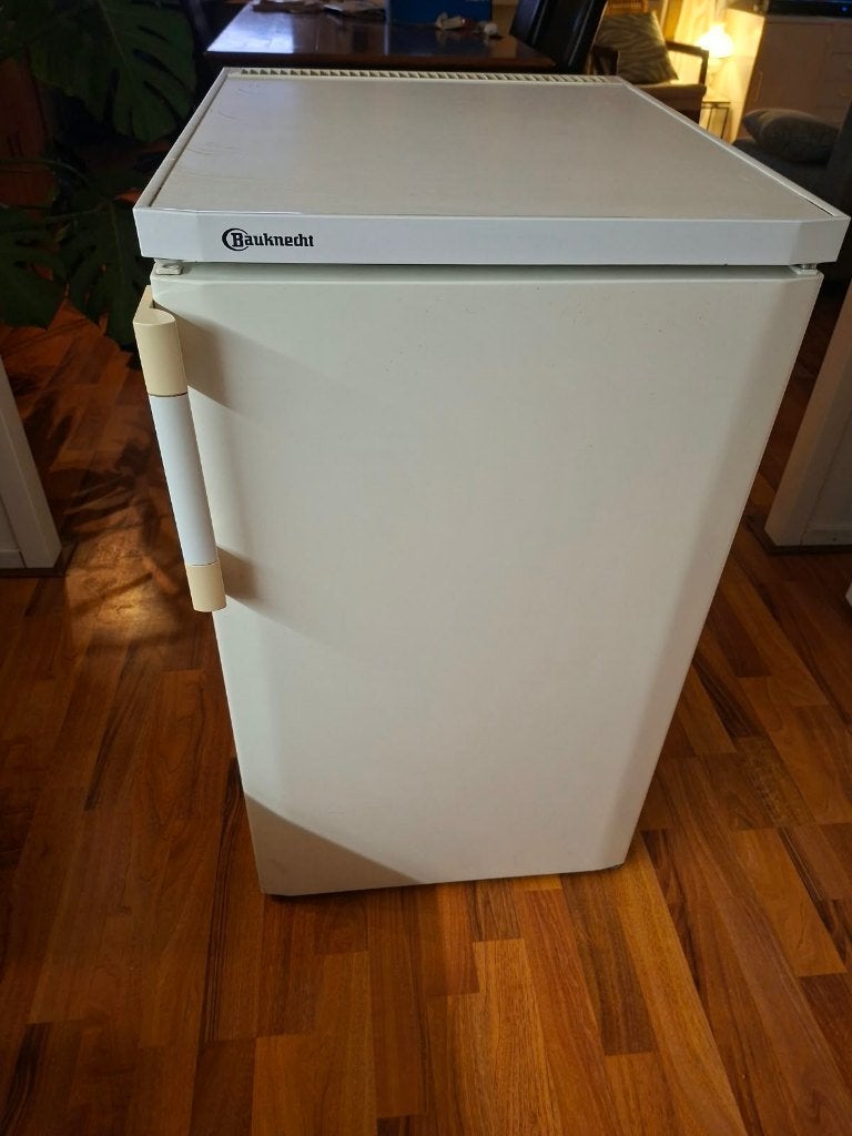 Bauknecht Koelkast - Wit, Gebruikt, 100 tot 150 liter, 45 tot 60 cm, Met vriesvak