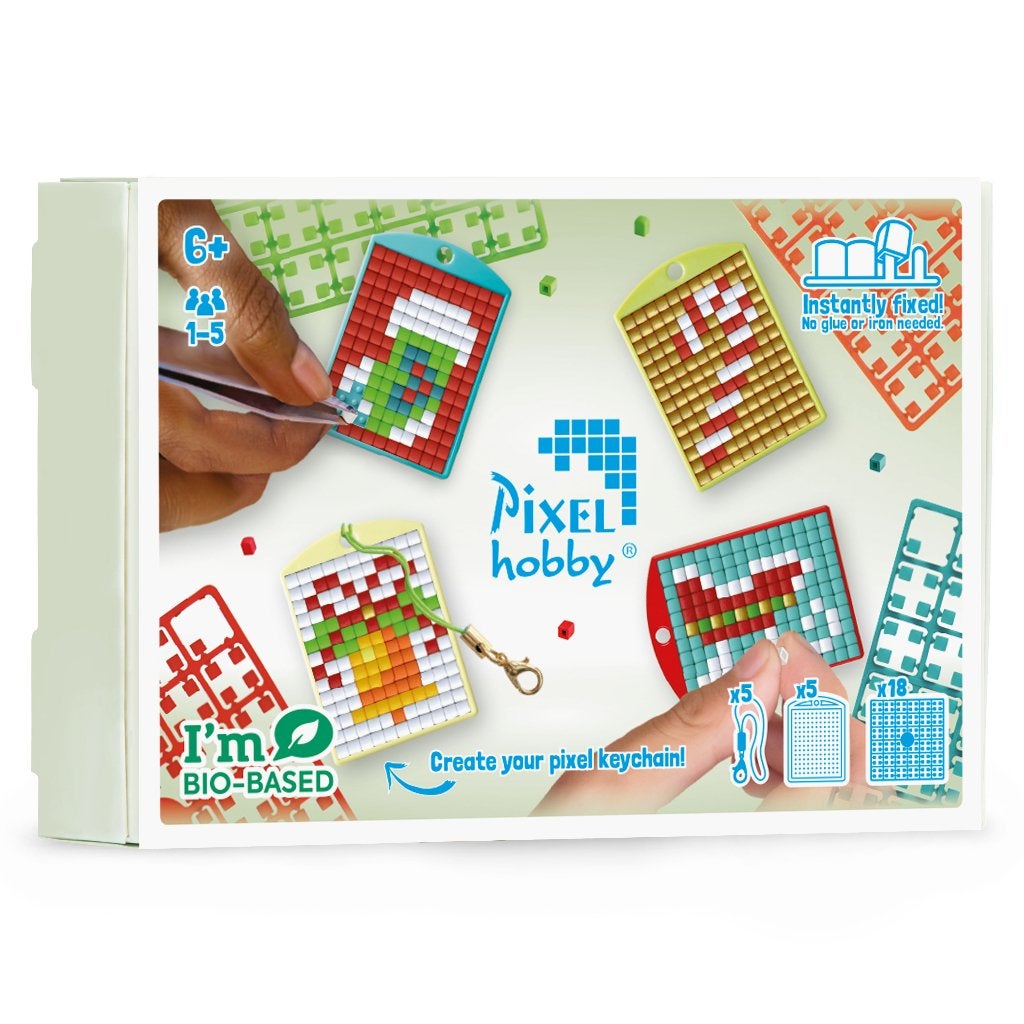 Pixelhobby medaillon thema box Kerst sleutelhangers 23906, ., Nieuw, Ophalen of Verzenden, .