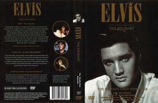 Elvis - The Journey DVD + CD + boekje, Origineel, Alle leeftijden, Ophalen of Verzenden, Zo goed als nieuw, Concert