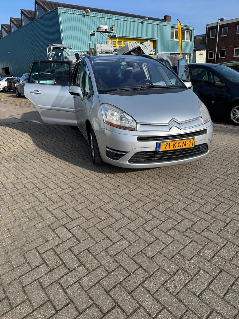 Citroën C4 (Grand) Picasso 1.6 THP AUT 2009 Grijs, Auto's, Citroën, Stof, 4 cilinders, 7 stoelen, C4 (Grand) Picasso
