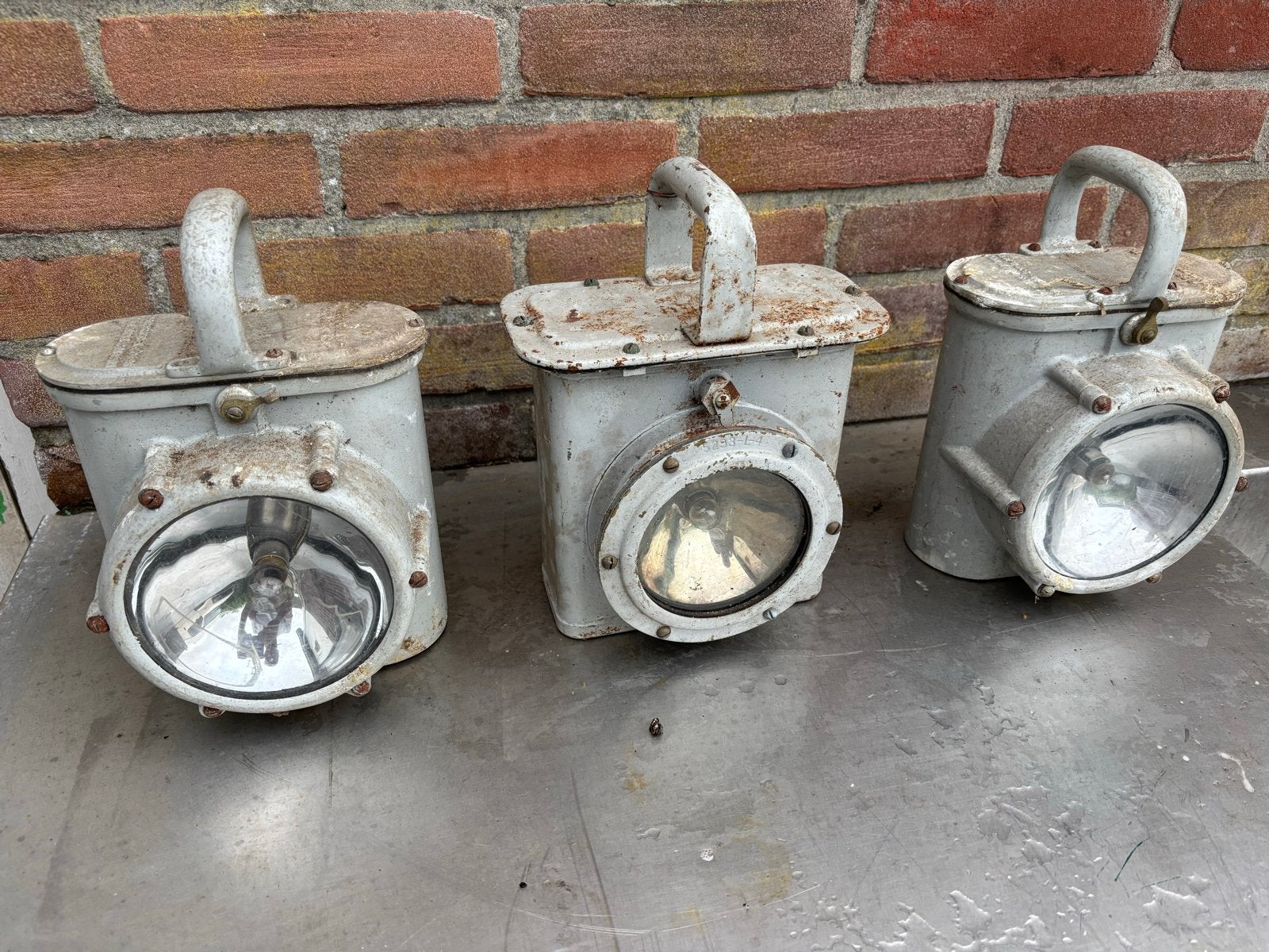Militaire WWII lampen - Set van 3, Ophalen of Verzenden
