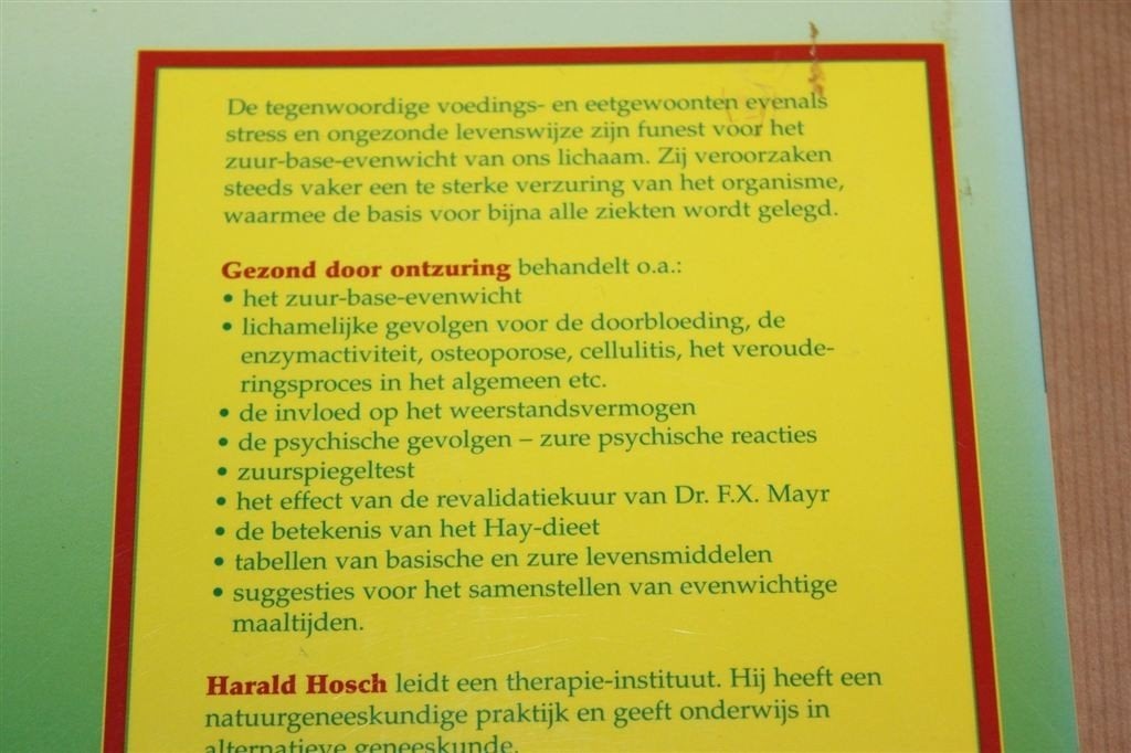 Gezond door Ontzuring — Zuur-Base-Evenwicht en Voeding, Ophalen of Verzenden, Gelezen