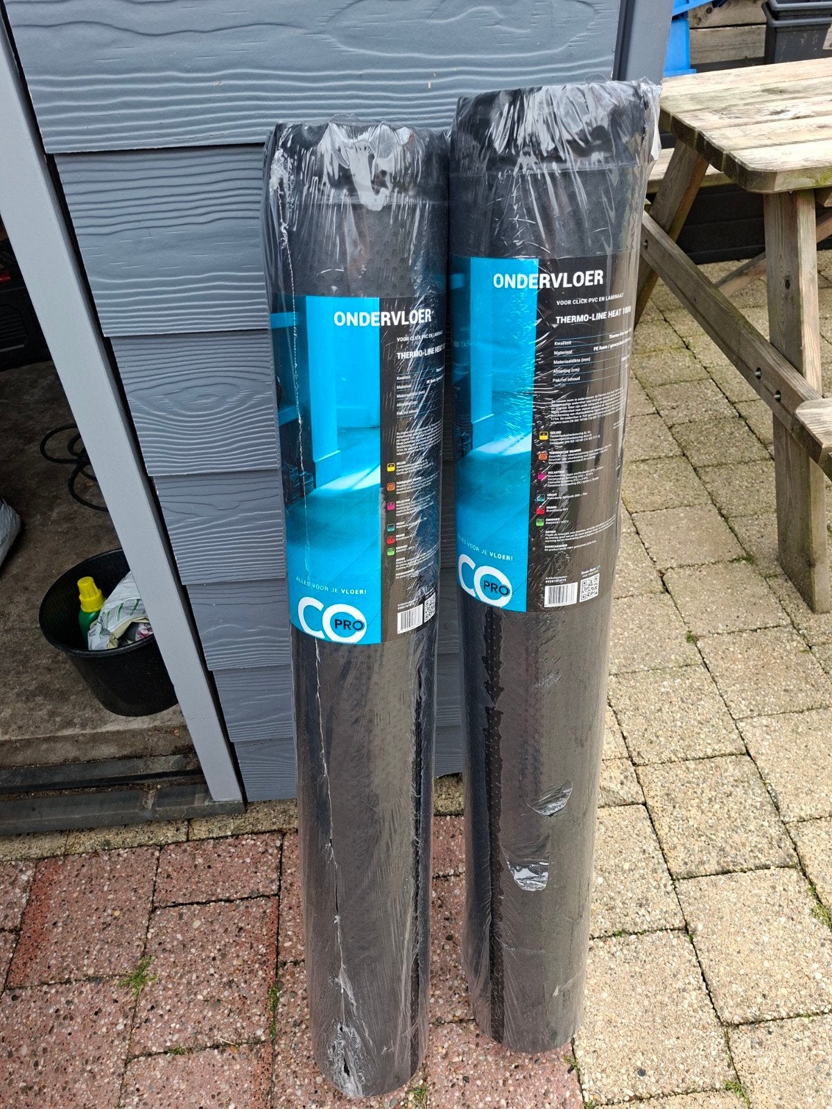 Ondervloer voor vloerverwarming voor laminaat en PVC, Ophalen, Overige materialen, 30 cm of meer, 50 tot 150 cm