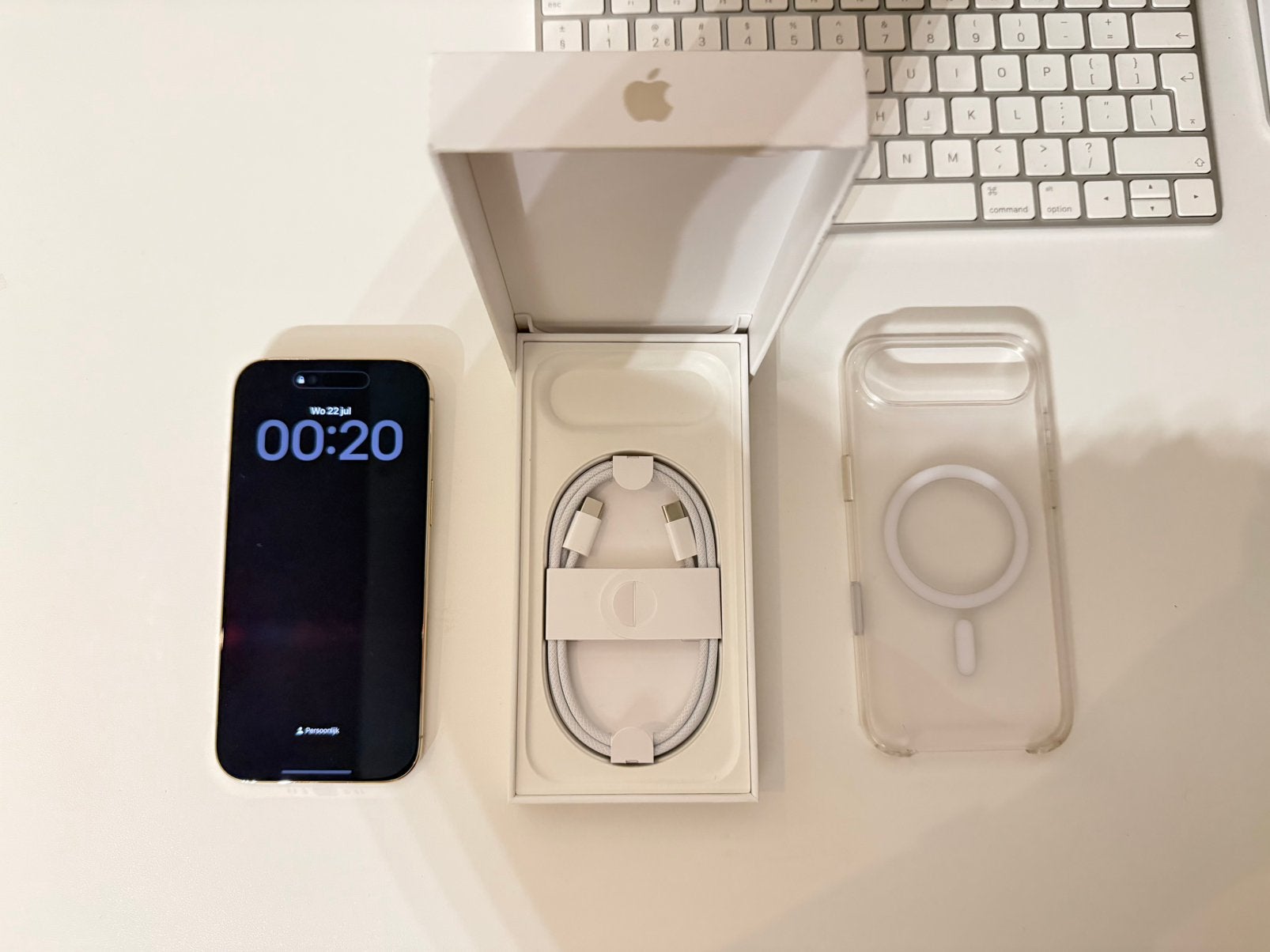 iPhone Air, Gold, Als Nieuw, 256GB, 256 GB, Ophalen of Verzenden, Zo goed als nieuw, Zonder simlock