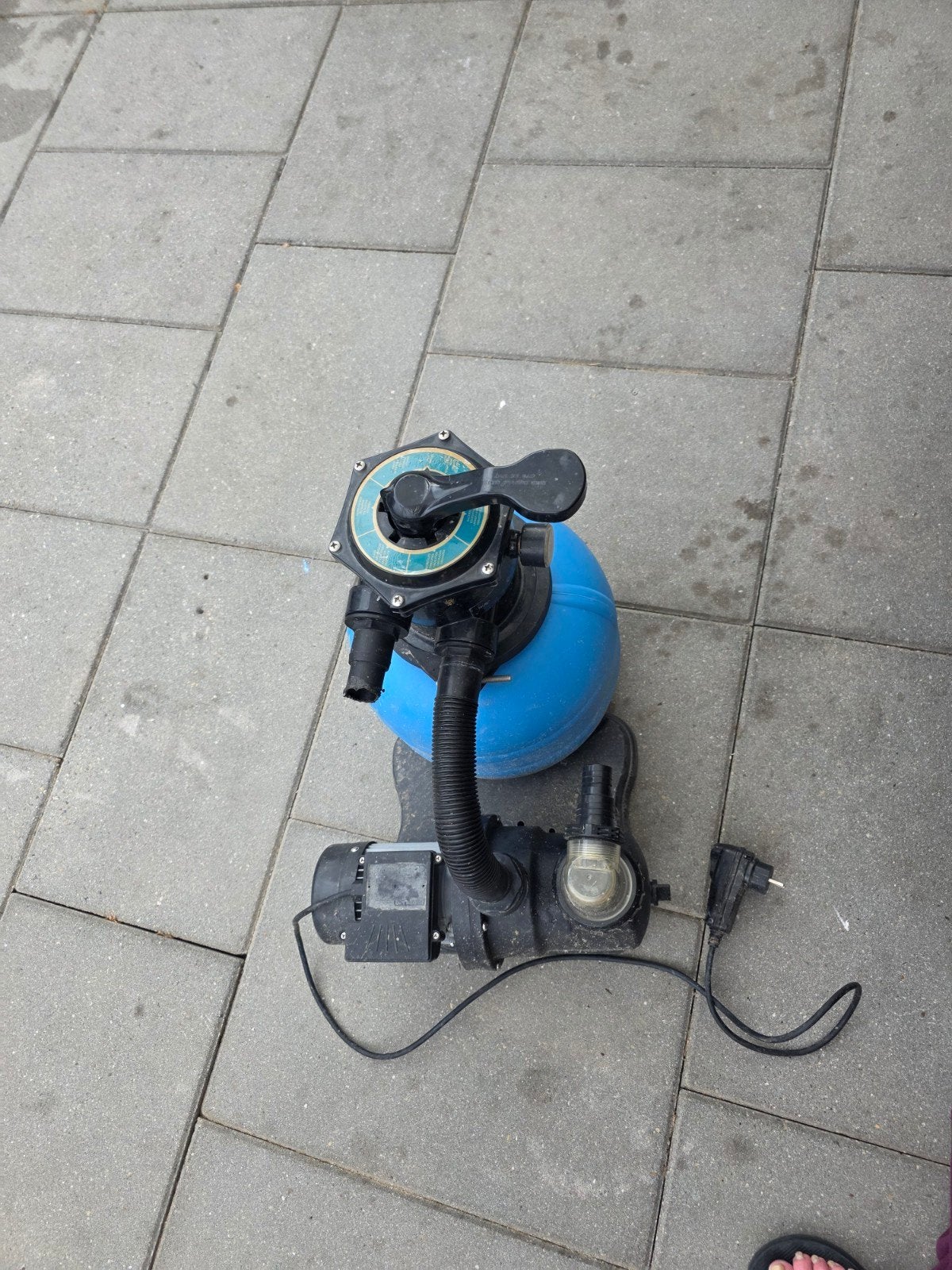 Zandfilterpomp 8000-10000 liter/uur, Ophalen, Gebruikt, Zwembadpomp