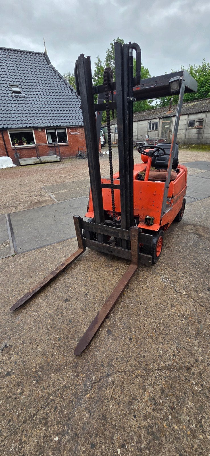 Linde H12 diesel heftruck, Zakelijke goederen, Machines en Bouw | Heftrucks en Intern transport, Ophalen, Linde, Heftruck, Hydraulisch