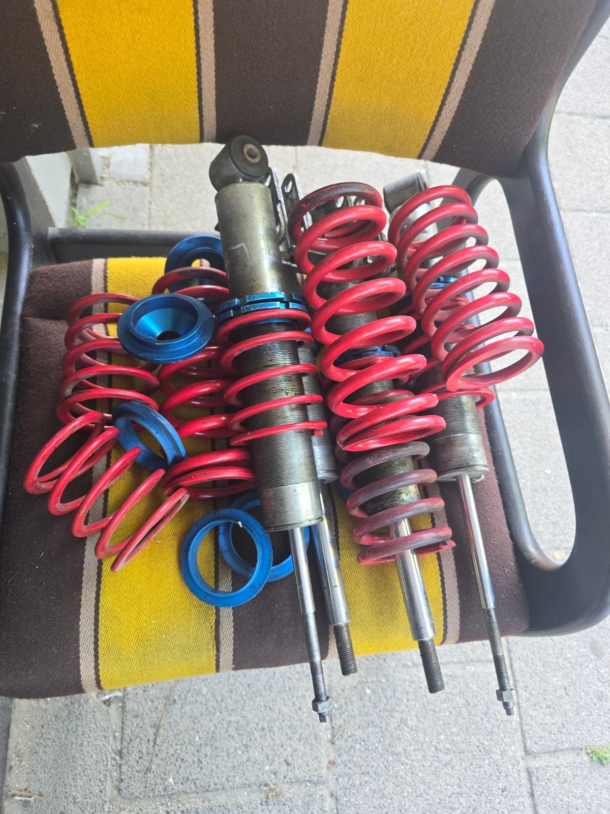 Golf / Caddy MK1 Schroefset - Verstelbare Veren en Dempers, Ophalen of Verzenden, Volkswagen