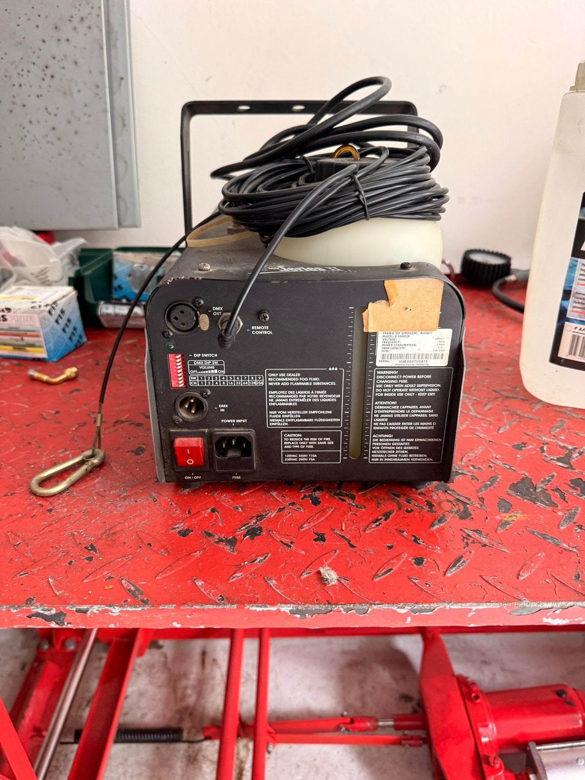 Antari Z-1000 II Rookmachine met afstandsbediening, Ophalen of Verzenden, Zo goed als nieuw, Overige typen