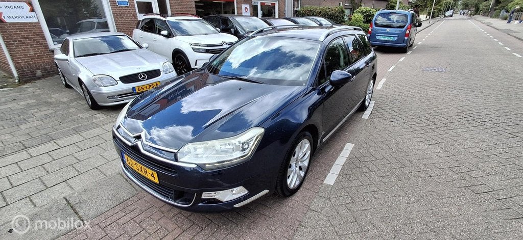 Citroen C5 Tourer 1.6 THP Business AUTOMAAT, Auto's, Euro 5, Gebruikt, Blauw, C5