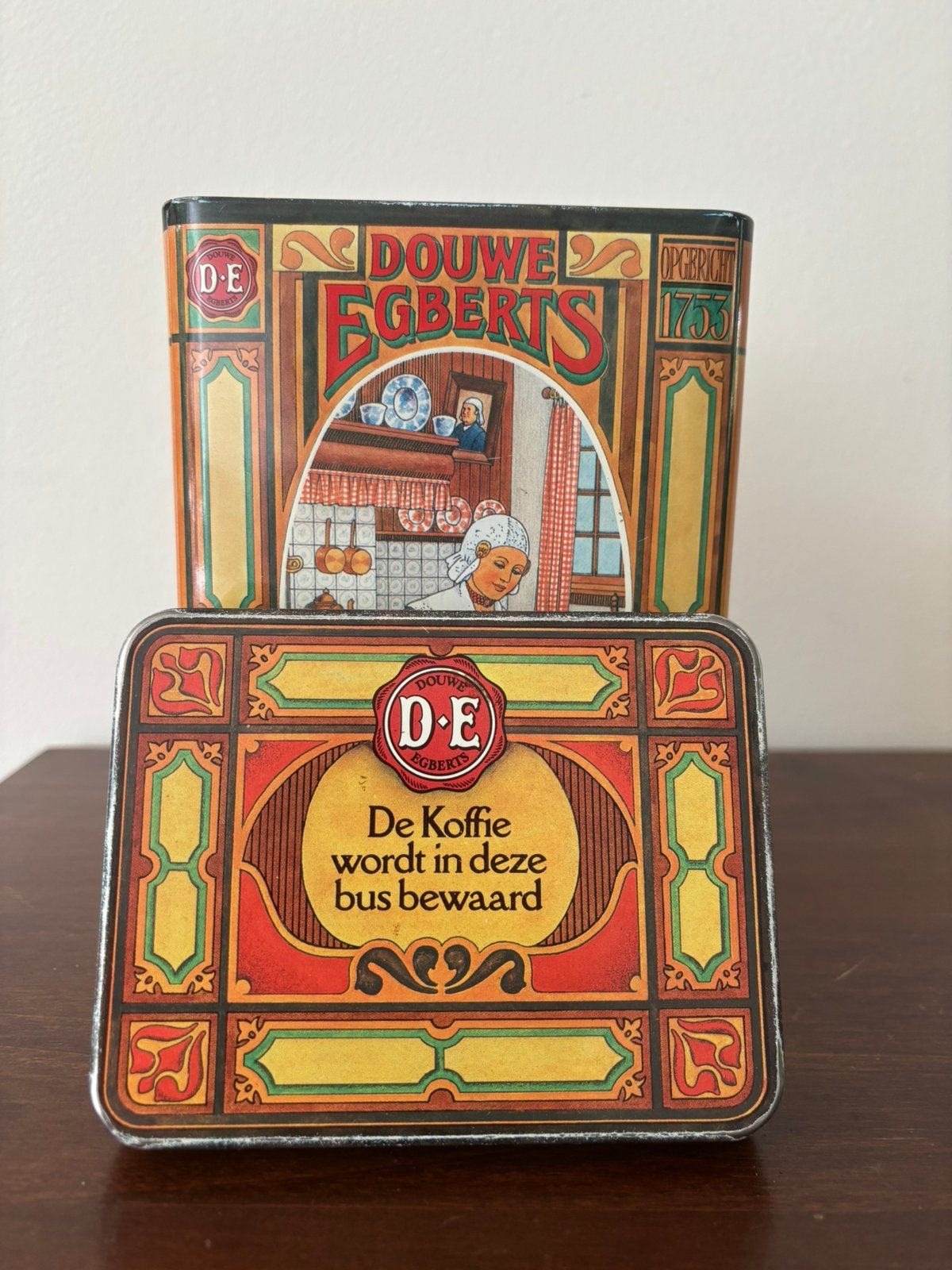 Vintage Douwe Egberts blik, Ophalen of Verzenden