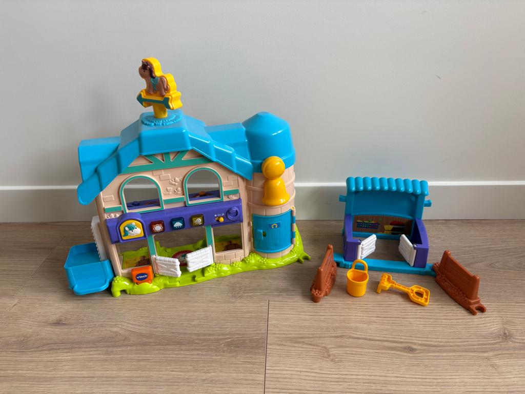 VTech Zoef Zoef Dieren Paardenstal Speelset, Ophalen, Zo goed als nieuw, 2 tot 4 jaar