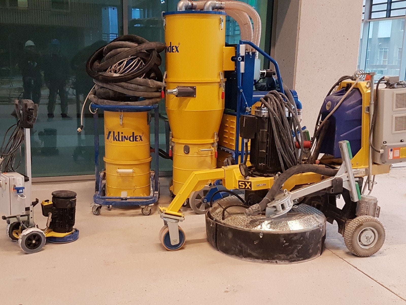 Professionele Klindex betonvloer schuurmachine, Ophalen of Verzenden