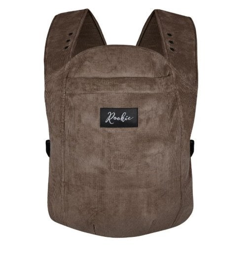Rookie Premium Draagzak - Cord Mocha, Kinderen en Baby's, Babydragers en Draagdoeken, Overige merken, Nieuw, Ophalen of Verzenden