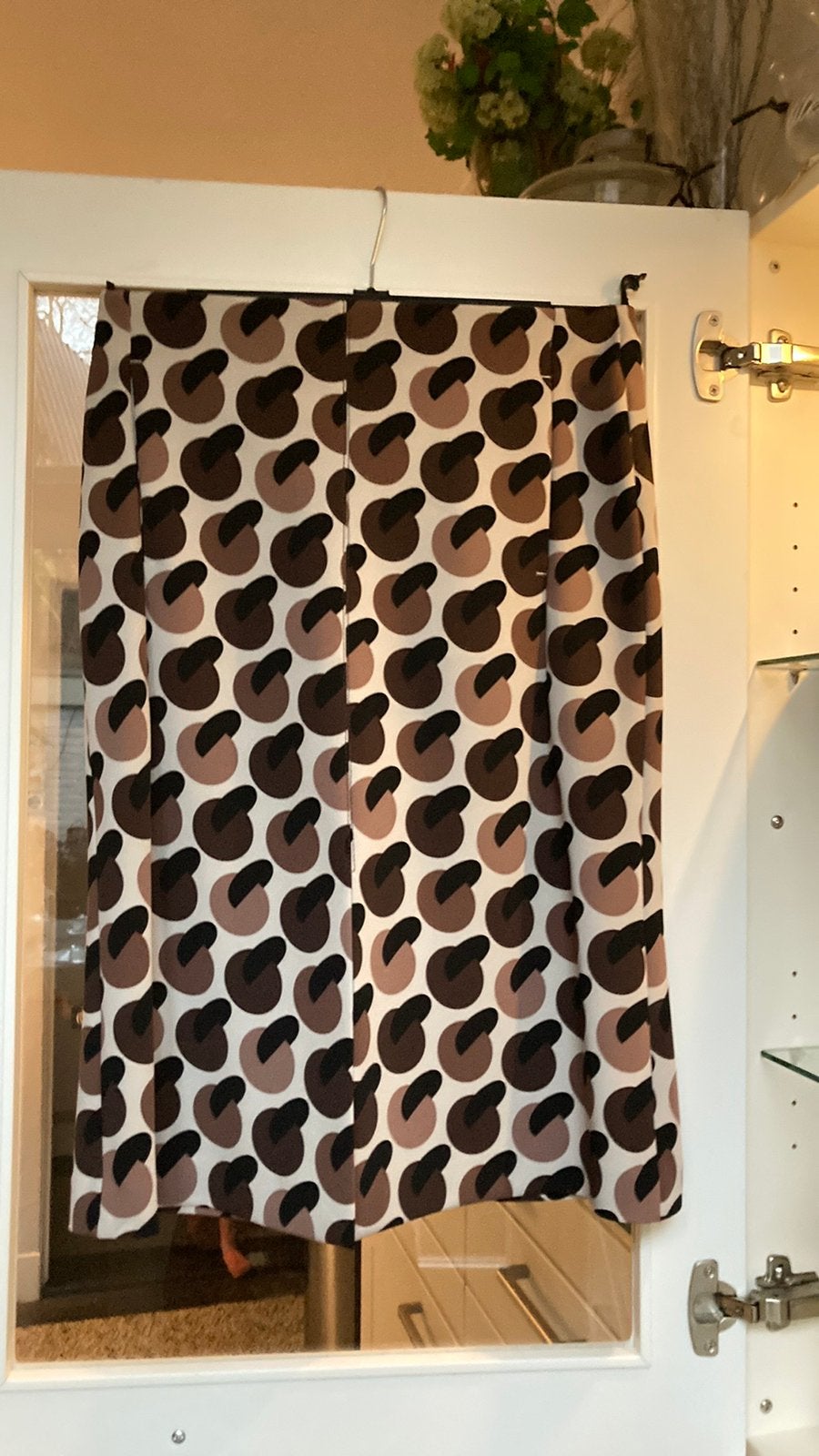 MALIPARMI rok in bijzondere grafische print mt S NIEUW, Kleding | Dames, Bruin, Nieuw, Ophalen of Verzenden, Knielengte