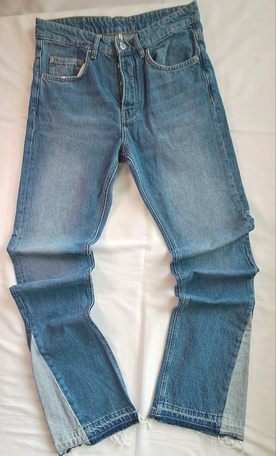 Flaneur flared jeans spijkerbroek maat 30 heren, Flaneur, Blauw, Overige jeansmaten, Ophalen of Verzenden
