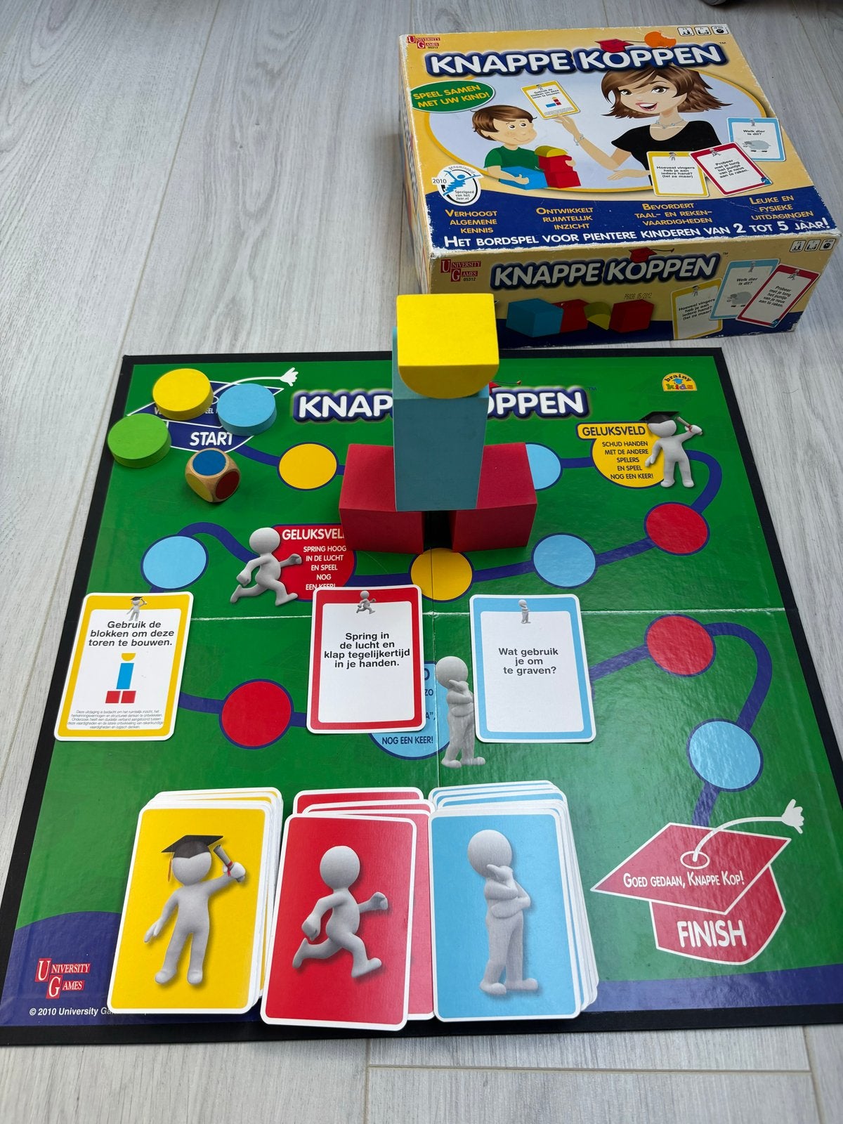 Knappe Koppen Bordspel - Educatief spel voor jonge kinderen, Een of twee spelers, Ophalen, Gebruikt