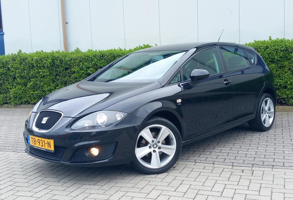 Seat Leon 1.2 TSI Ecomotive 105PK Reference Clima, Euro 5, Stof, Gebruikt, Zwart