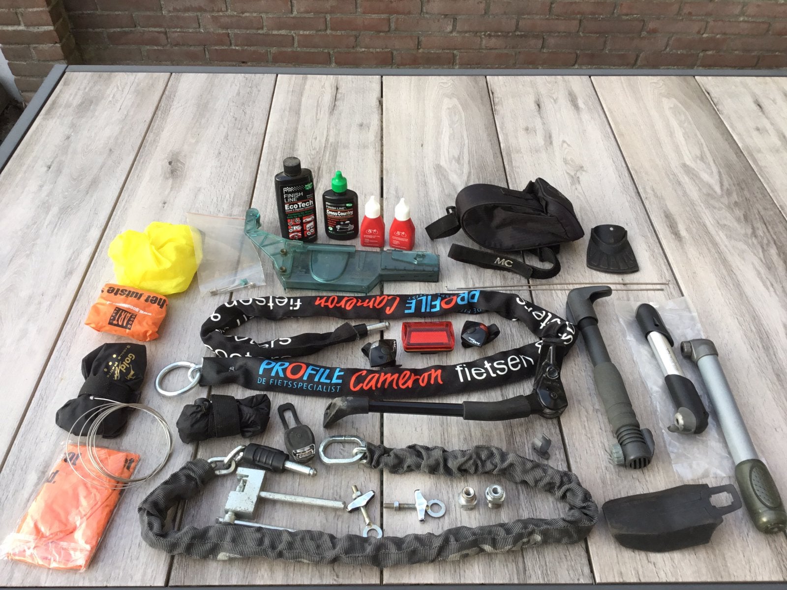 Onderdelen fiets plus fietstassen, Ophalen of Verzenden, Zo goed als nieuw
