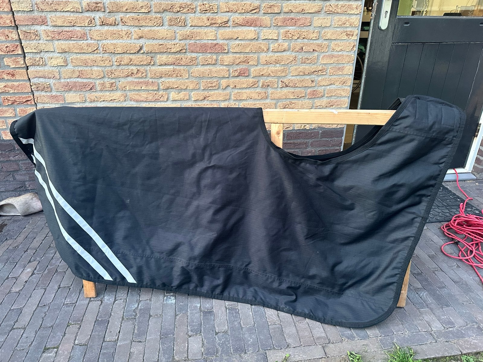 Uitrijdeken waterafstotend, Full (L), Zweetdeken, Klittenbandsluiting, Overige materialen
