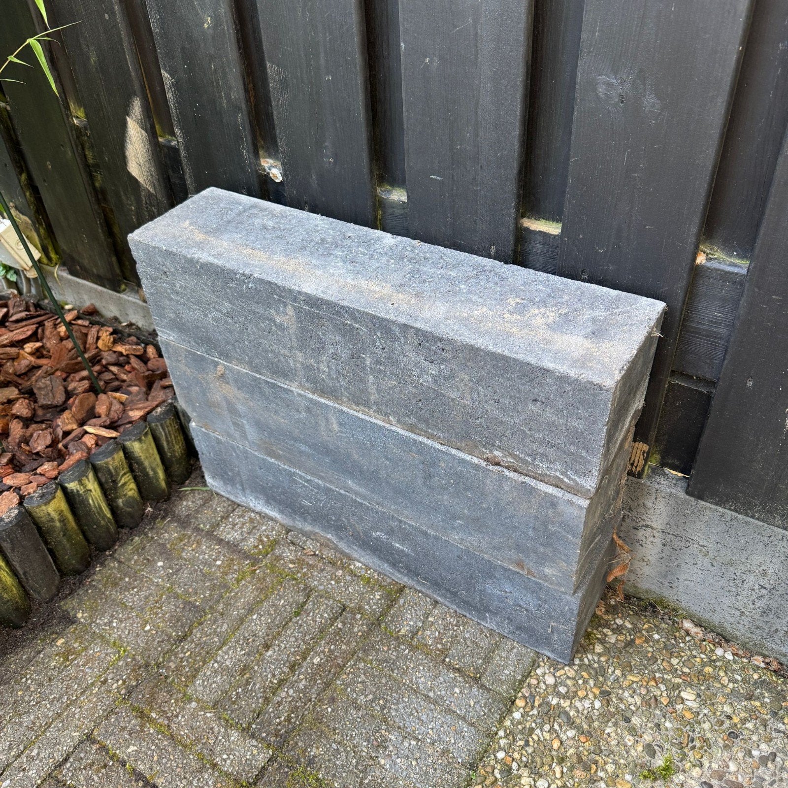 Stapelstenen voor bijv borderrand 3 stuks, Ophalen, Minder dan 100 cm, Minder dan 25 cm